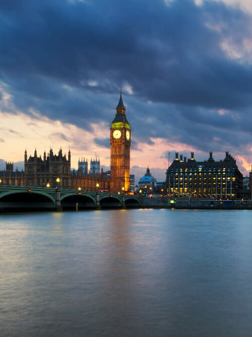 View Big Ben Clock Tower London Sunset Uk 500x667